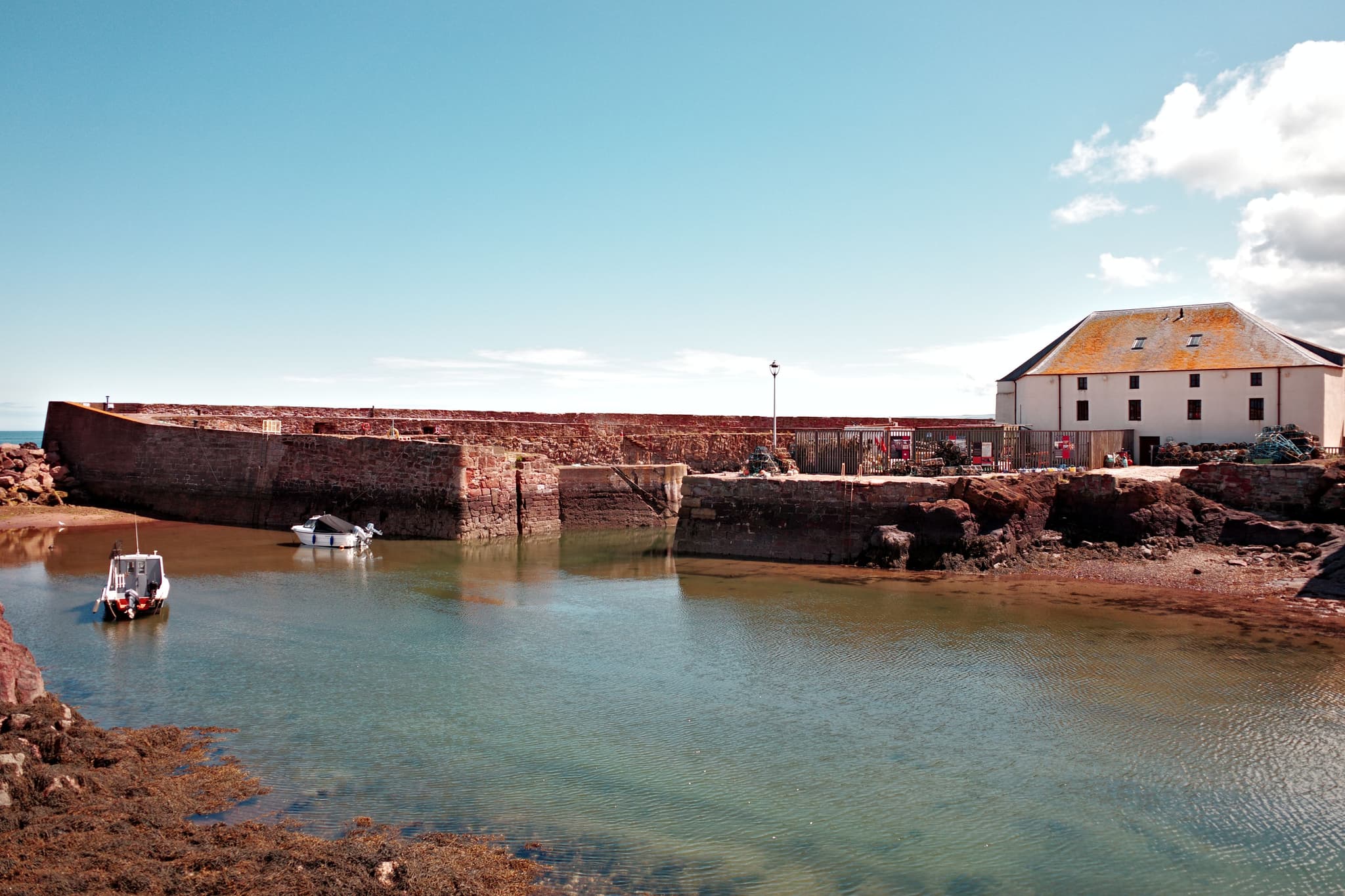 Dunbar Harbour Entrance