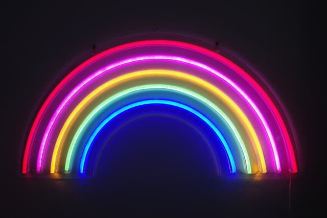 Rainbow LED light