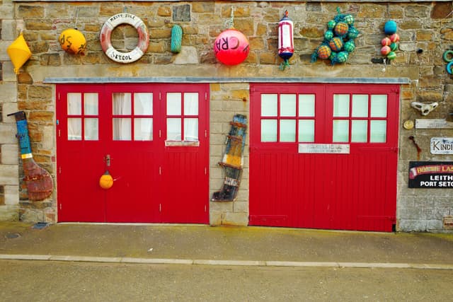 Double Red Doors